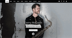 Desktop Screenshot of donnymccaslin.com